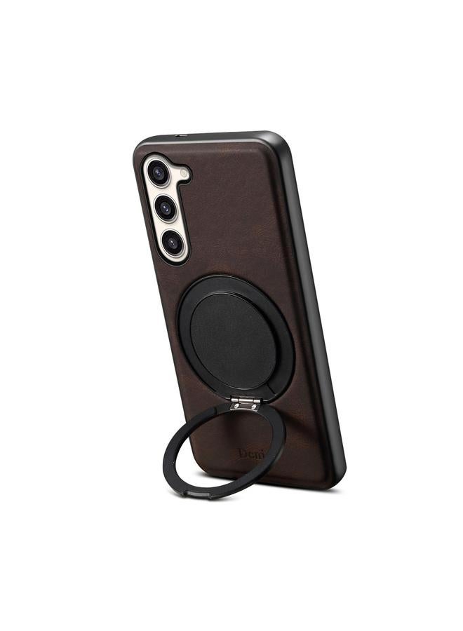 Denior Case For Samsung Galaxy S23+ 5G A14 Skin Feel Rotating Holder MagSafe Phone Case - Image 1