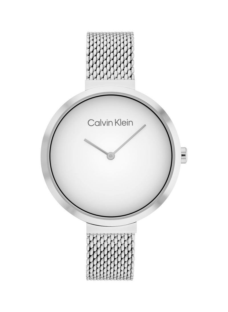 CALVIN KLEIN Analog Round Waterproof  Wrist Watch With Stainless Steel 25200079  - Image 2
