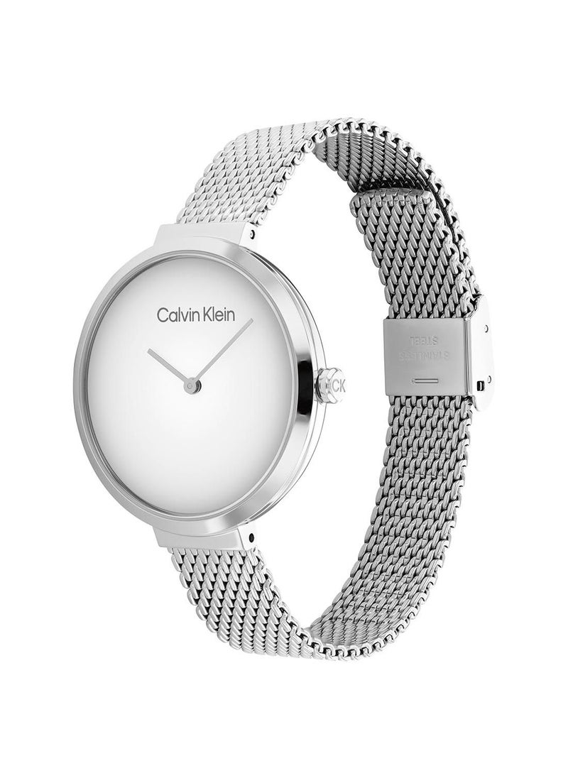 CALVIN KLEIN Analog Round Waterproof  Wrist Watch With Stainless Steel 25200079  - Image 1