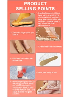 Hodaf 10 Pairs of Men's Foot Warming Insoles - Long-Lasting Safe Natural Odorless Air-Activated Insole Warmers - Heated for Up to 8 Hours  - Image 3