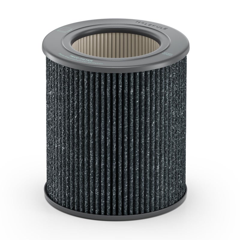 فلتر الهواء Molekule MiniMini  استبدال فلتر جهاز تنقية الهواء Molekule الأصلي  تقنية PECOHEPA TriPower  تلتقط  تدمر الملوثات  تصفية دخان متقدمة
