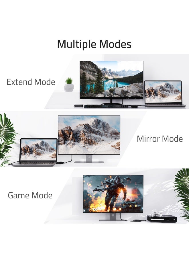 سينتيك كيبل Syntech  محول DisplayPort إلى DisplayPort يدعم 4K@60Hz و2K@165Hz، تصميم نايلون مزدوج مقاوم للتشابك، بطول 1.8 متر للأجهزة المتعددة - Image 3