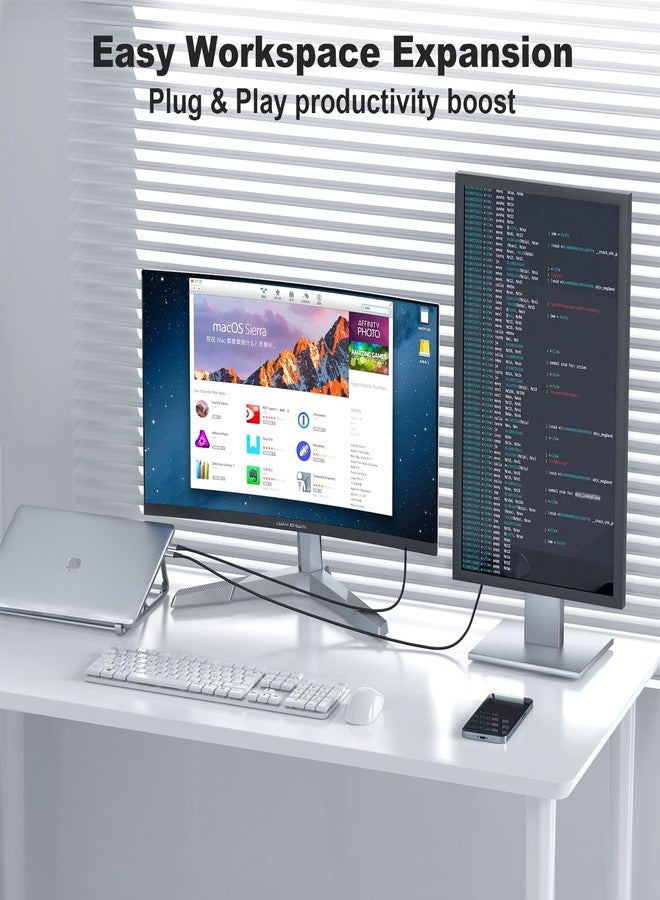 LDLrui USB C Cable 3ft, USB C 3.2 Gen 2 Cable 10Gbps Data Transfer, 4K Video Output Monitor 100W PD Fast Charging for iPhone 16, MacBook, Dell, LG, KYY, ARZOPA, for Portable Monitor - Image 3