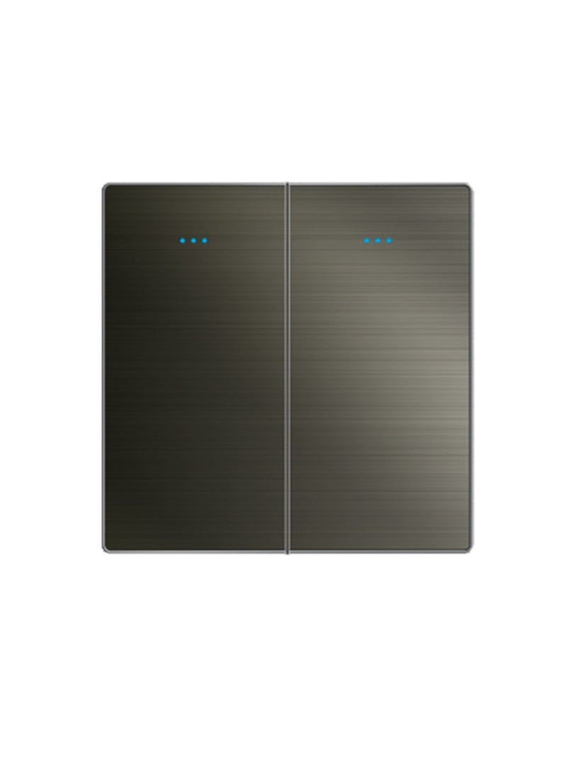 Large panel ultra-thin switch series (two-opening single-control switch)