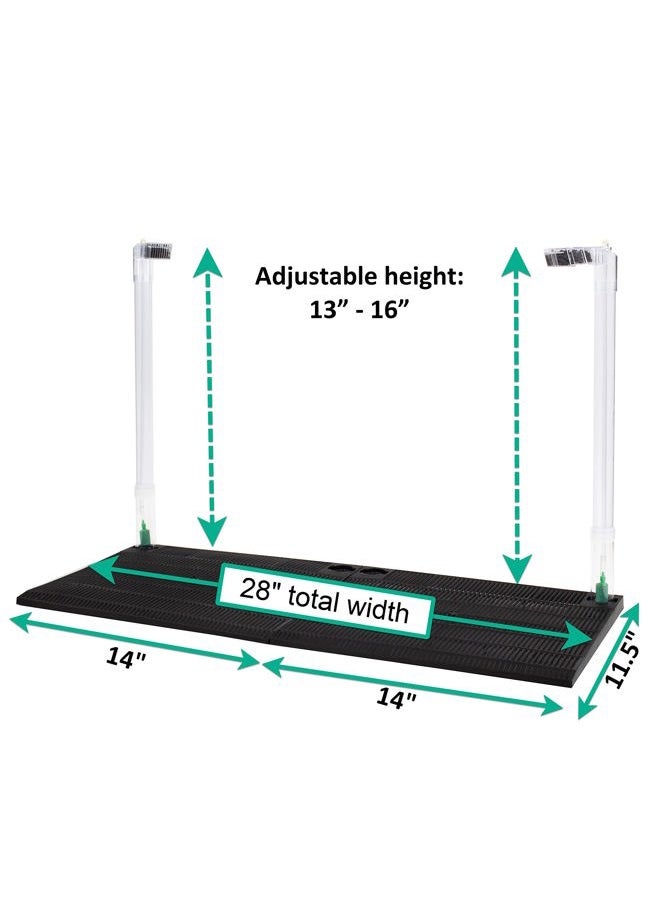 Penn Plax Clear-Free Premium Under Gravel Aquarium Filter (UGF) – Freshwater and Saltwater Safe – Suitable for 20 – 29 Gallon Tanks - Image 3