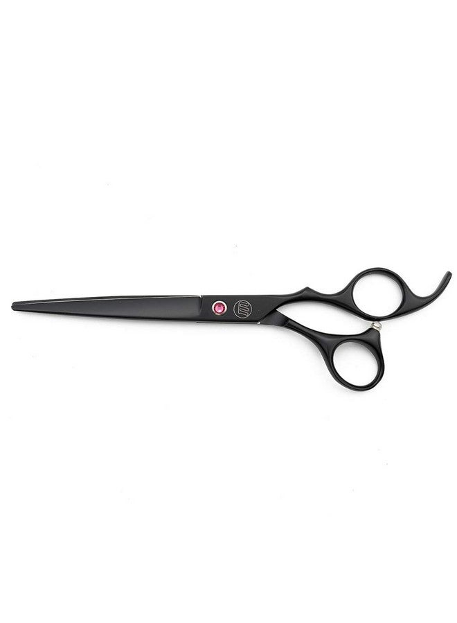 Moontay Professional 7.0" Dog Grooming Scissors Set, 4-pieces Straight, Upward Curved, Downward Curved, Thinning/Blending Shears for Dog, Cat and Pets, JP Stainless Steel, Black - Image 3