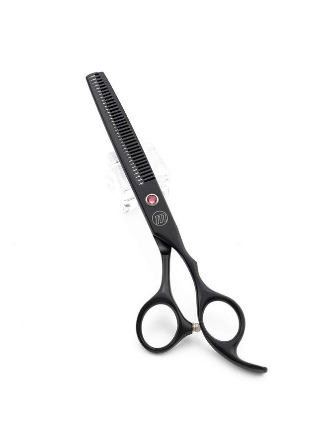 Moontay Professional 7.0" Dog Grooming Scissors Set, 4-pieces Straight, Upward Curved, Downward Curved, Thinning/Blending Shears for Dog, Cat and Pets, JP Stainless Steel, Black - Image 4