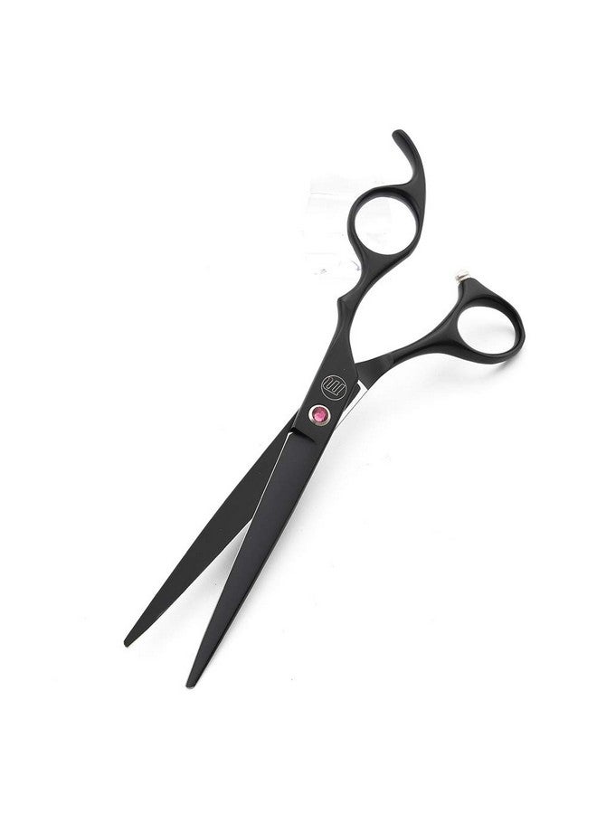 Moontay Professional 7.0" Dog Grooming Scissors Set, 4-pieces Straight, Upward Curved, Downward Curved, Thinning/Blending Shears for Dog, Cat and Pets, JP Stainless Steel, Black - Image 5