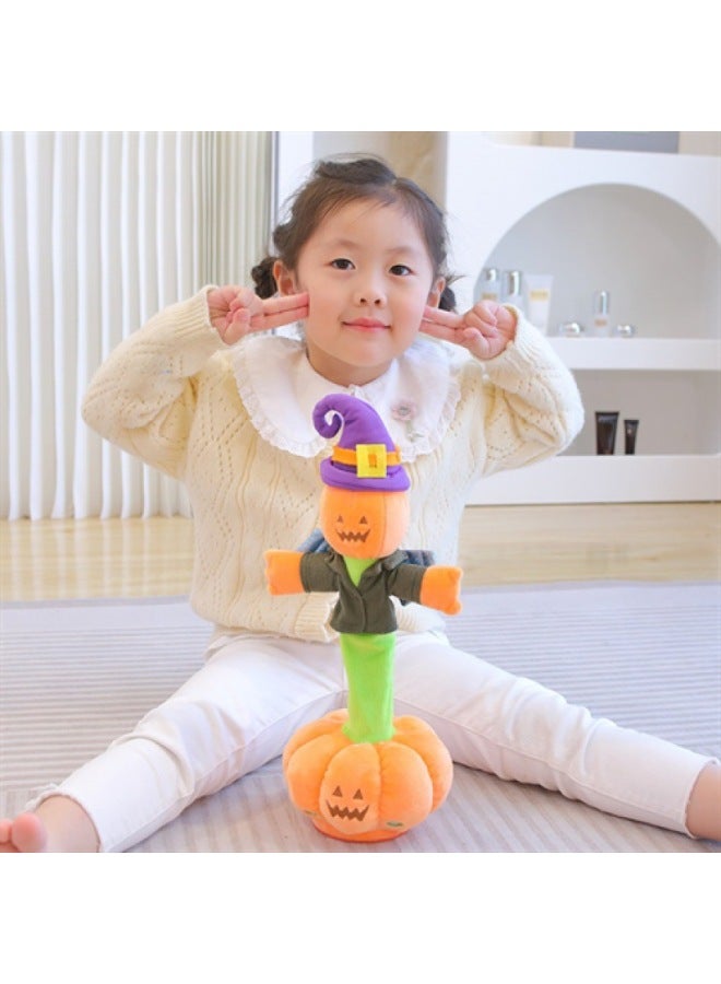 Loquat Skeleton Twist Dance Cactus Singing Recording Learning Tongue Children Electric Toy-Color:Bat Style-Height:Charging - Image 4