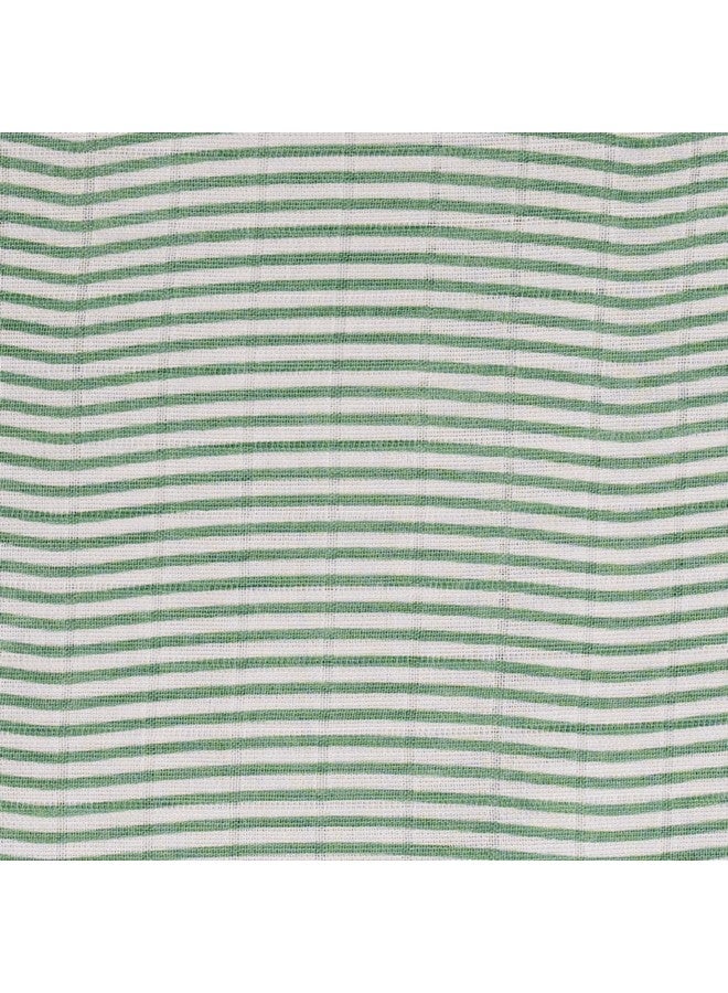 Masilo 100% Organic Cotton Muslin Swaddle Wrap/New Born/Multiuse Lightweight/Multi Pack Gift Set/Soft Breathable Combo Pack/Pack Of 3/40 X 40 In - Palm - Image 4