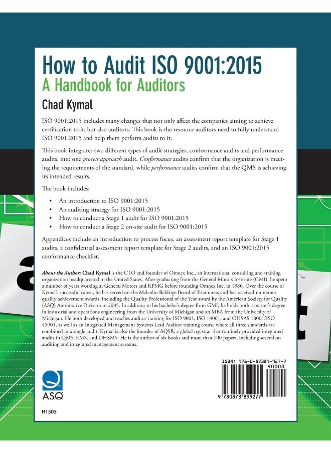 null - How to Audit ISO 9001: 2015: A Handbook for Auditors - Image 1