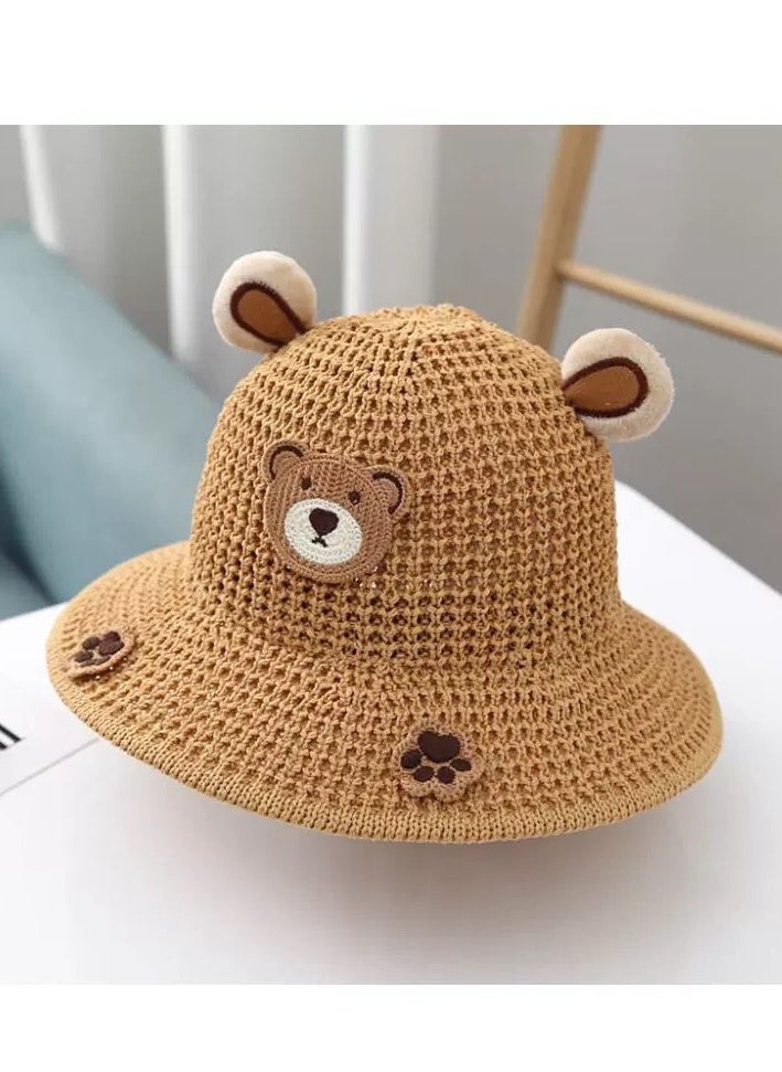 Joudi Kids Sun Hat, Beach Hat with Adjustable Toddler Kids Sun Protection Hat for Boys & Girls 3-12 Years  - Image 2