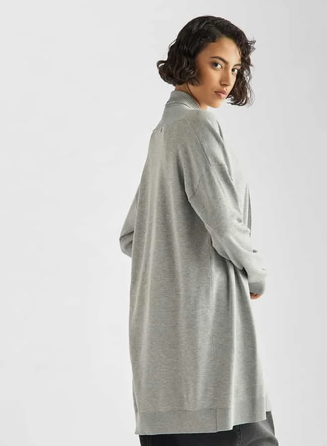 Splash FAV Open Front Longline Cardigan