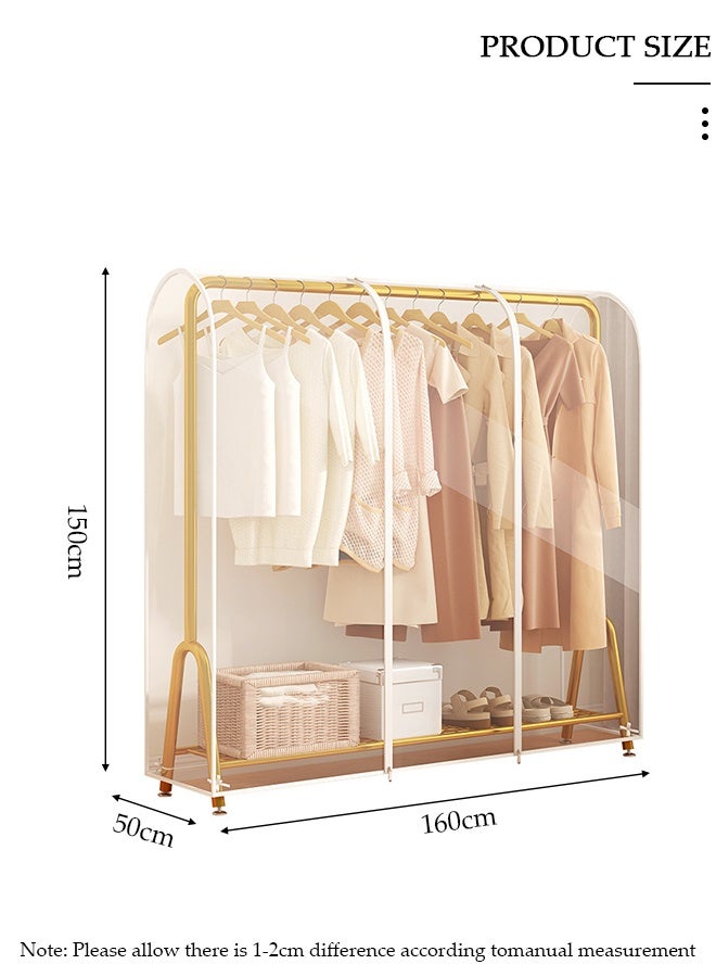 DUNISO أكياس ملابس معلقة شفافة كبيرة جدًا لتخزين الخزانة وغطاء غبار قابل للتنفس وغطاء رف الملابس وغطاء خزانة الملابس للمعاطف والبدلات والفساتين - Image 2