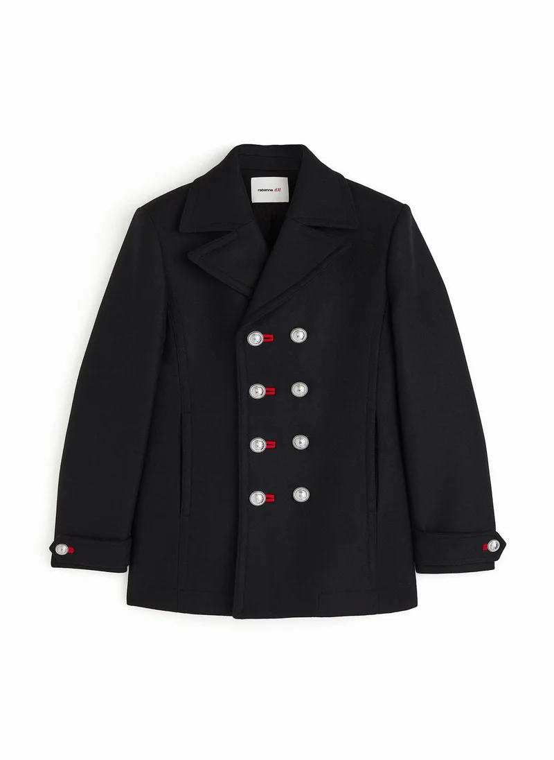 اتش اند ام Wool Pea Coat