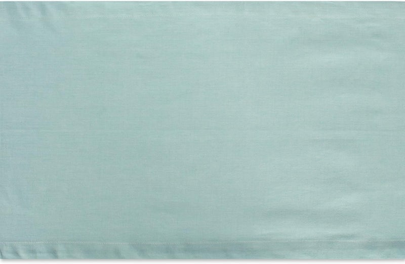 DII CAMZ38719 Aqua Solid Chambray, Table Runner 14x72, Chambray Aqua - Image 3