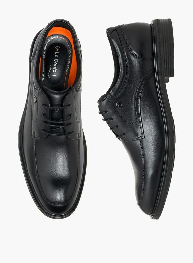 Le Confort Men Lace-Up Leather Derby Shoes