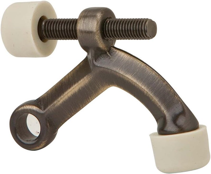 SCHLAGE Ives 70A5 Antique Brass Hinge Pin Door Stop with Rubber Bumpers