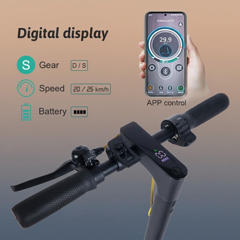 SWITCH ES-C110 Electric Scooter – 350W Motor | Long Range | LED Display | Durable Design | Black - Image 5