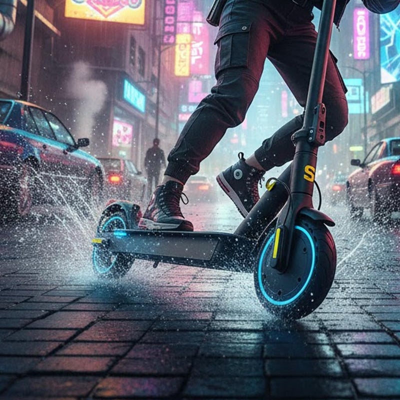 SWITCH ES-C110 Electric Scooter – 350W Motor | Long Range | LED Display | Durable Design | Black - Image 3