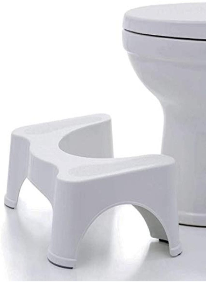 AKDC AKDC The Original Bathroom Toilet Stool, 7 Inch Height, White  - Image 3