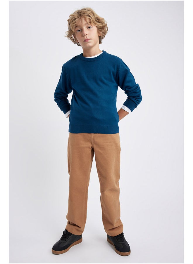 DeFacto - Boy Woven Loose Fit Trousers - Image 1