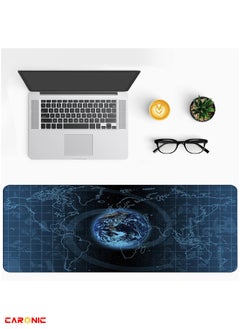 CARONIC Large Gaming Mouse Pad with Superior Micro Weave Cloth Extended Desk Mousepad with Stitched Edges Non-Slip Base Water Resist Keyboard Pad For Gamer And Office Home Carl M1686  - Image 5