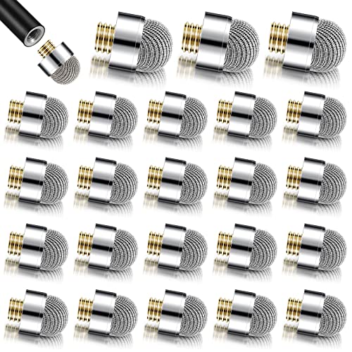 Konohan 24 Pieces Stylus Replacement Tips Only Compatible with Meko and Bargains 0.30 Inch Mesh Fiber Tips High Sensitivity, Soft, No Scratch Screen - Image 1