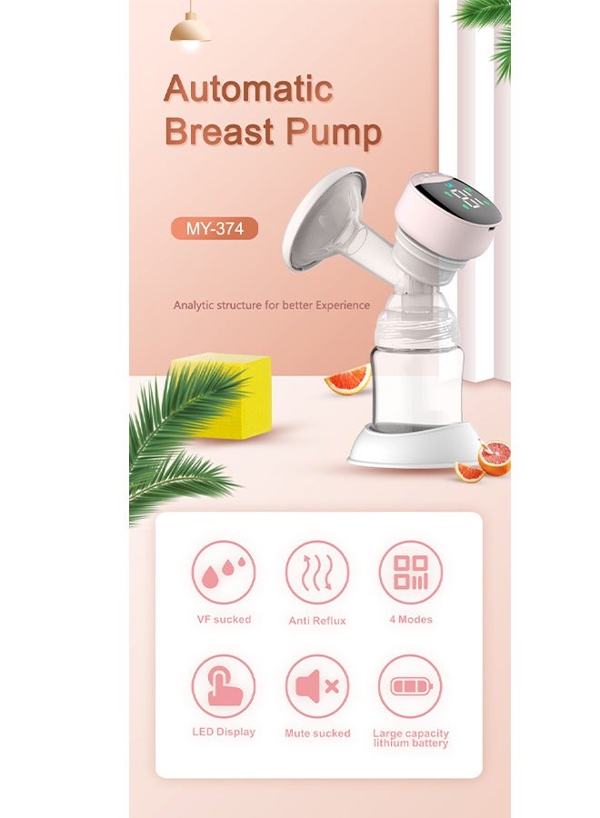 قطعة واحدة من مضخة السيدات الكهربائية التي يمكن ارتداؤها، مضخة  بدون استخدام اليدين، بطارية ذات سعة كبيرة قابلة لإعادة الشحن، منخفضة الضوضاء مانعة للتسرب - Image 5