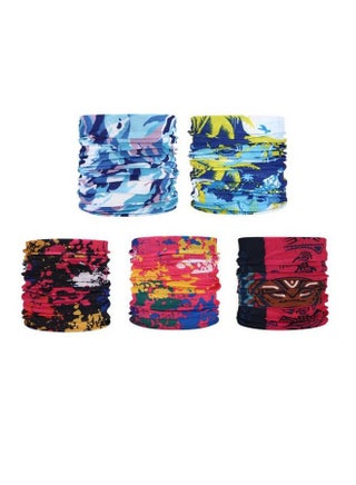 Jilukibo 5pcs Outdoor Magic Headband Face Mask Head Wrap for Men Women, Elastic Seamless Bandana Headwear Sport Scarf for Neck Gaiter Yoga Hiking UV Resistence - pzsku/ZE292FF53C7610C153B44Z/45/1745410936/746d3655-5913-4b6b-a190-1c6a6d307797