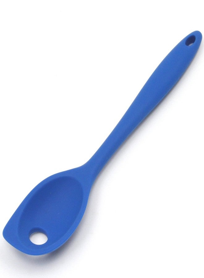 Chef Craft Premium Silicone Mixing Spoon, 11 inch, Blue - Image 1