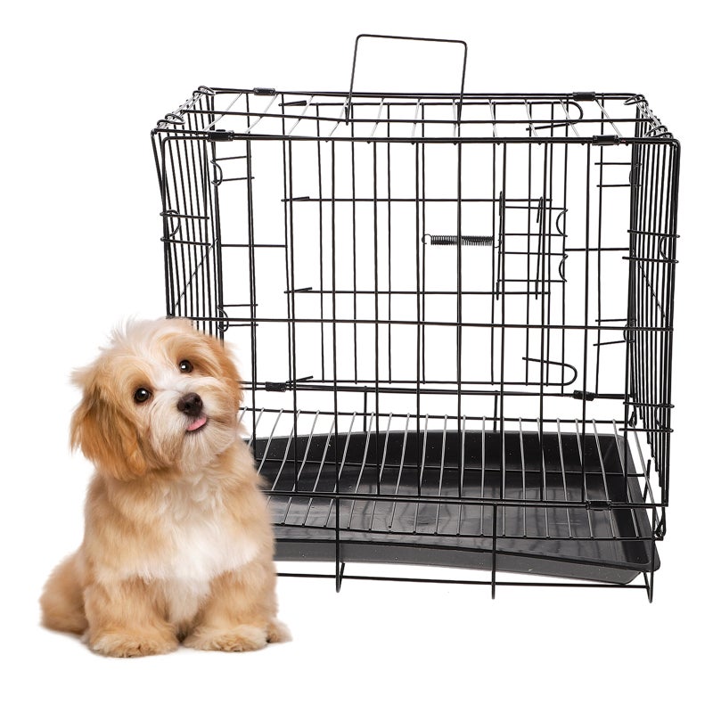 Dog Crate with Removable Tray for Easy Cleaning, Durable Material and SecureLatch - Image 5