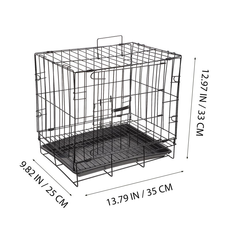 Dog Crate with Removable Tray for Easy Cleaning, Durable Material and SecureLatch - Image 2