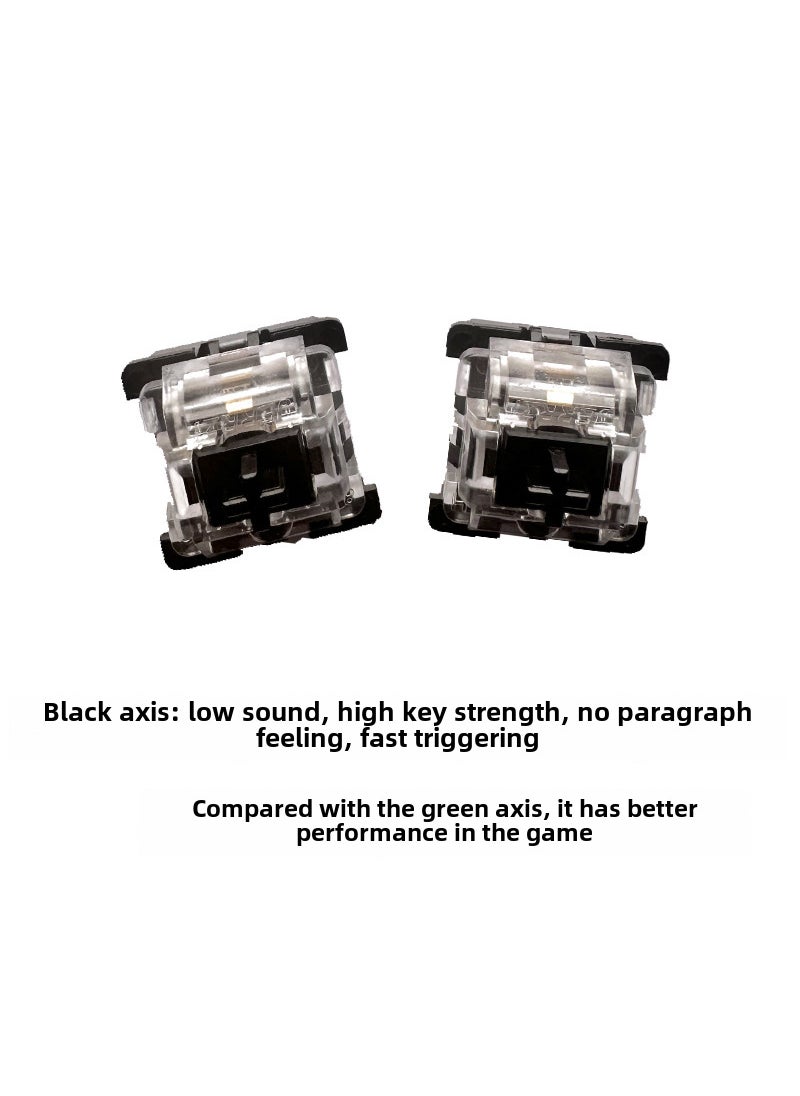 Generic Mechanical Keyboard Switches Multicolor Hotswap Nine purple black shaft 