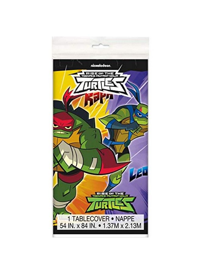 Unique Tmnt Teenage Mutant Ninja Turtles Birthday Party Supplies Bundle Pack Includes Plastic Table Covers 2 Pack - Image 4