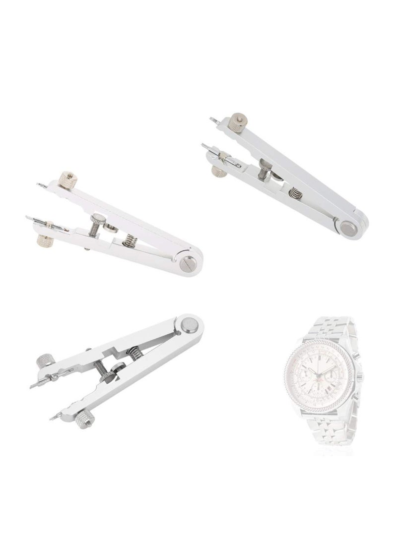SYOSI Spring Bar Plier, 6825 Alloy Steel Watch Bracelet Remover Watch Maintenance Tools Strap Adjuster Tool Bar Removal Tweezers Timepiece Adjustment Standard Plier Kit for Rolex and all Watch Strap - Image 1