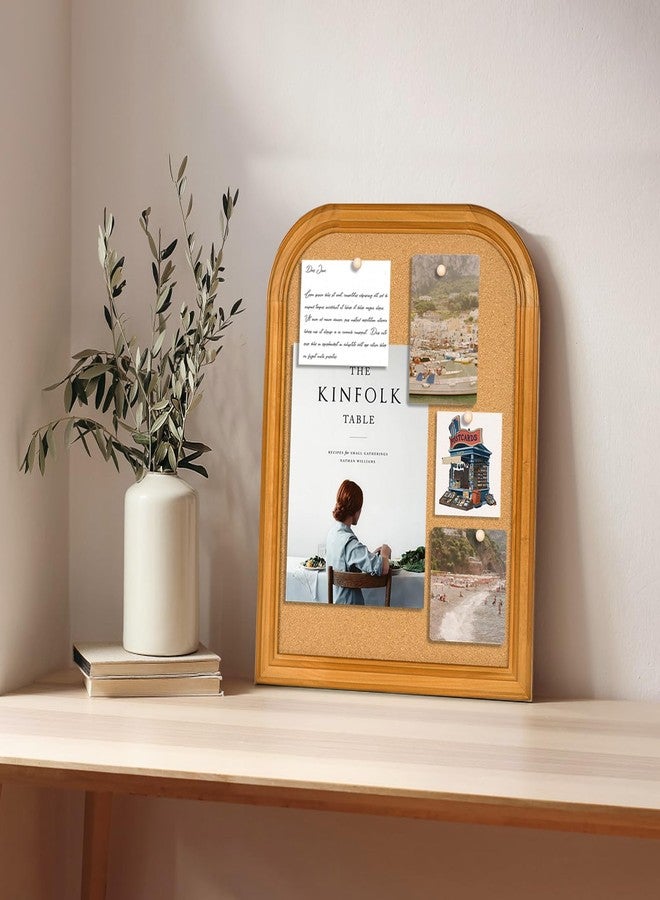 Aitakatta Cork Board for Walls, 17X13 inches Bulletin Board with Frame, Decorative Hanging Pin Board Vision Board Message Board for Office School Home Decor(2R&2S,4333,1p) - Image 4