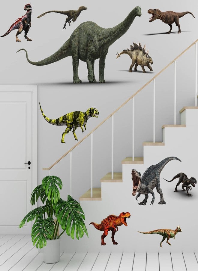 ROORUZ Dinosaur Wall Decals Large Size Vinyl Self-Adhesive Dinosaur Wall Decals Safe Waterproof for Boys Kids Adult Bedroom Living Room Nursery Classroom Bathroom Home Decoration(15.7"X31.4") - Image 3