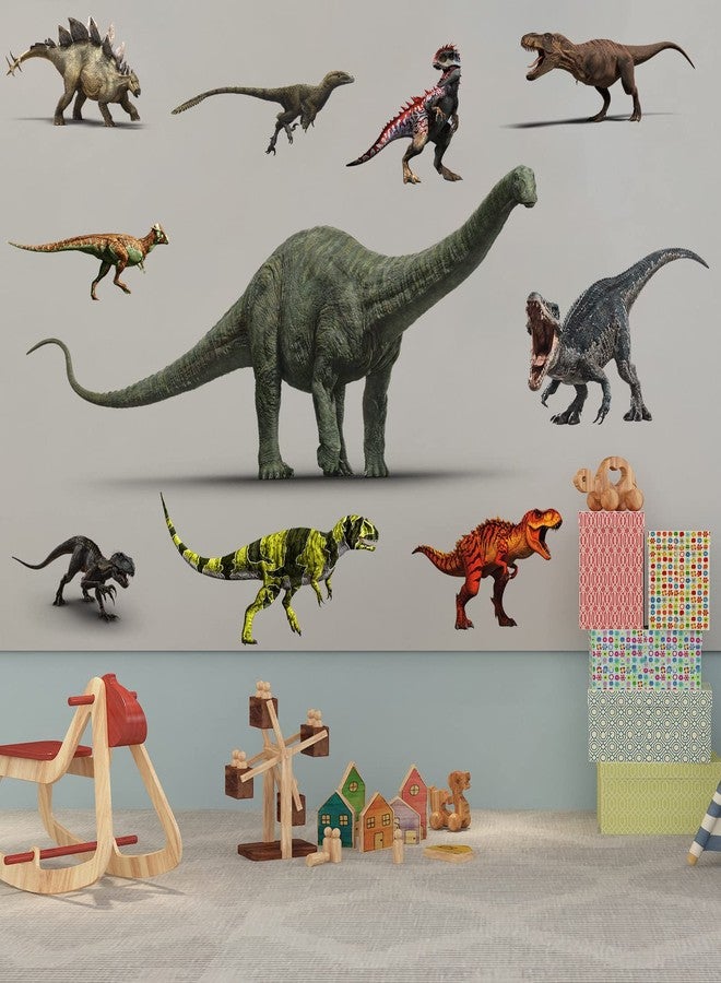 ROORUZ Dinosaur Wall Decals Large Size Vinyl Self-Adhesive Dinosaur Wall Decals Safe Waterproof for Boys Kids Adult Bedroom Living Room Nursery Classroom Bathroom Home Decoration(15.7"X31.4") - Image 5