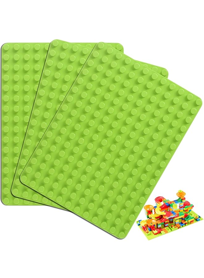 KASTWAVE Large Building Blocks Base Plates Compatible With All Major Brands 25.5 X 19 Cm Green Classic Building Plate Basic Plates For Creative Activities For Toddlers Girls And Boys Construction Toys - Image 1