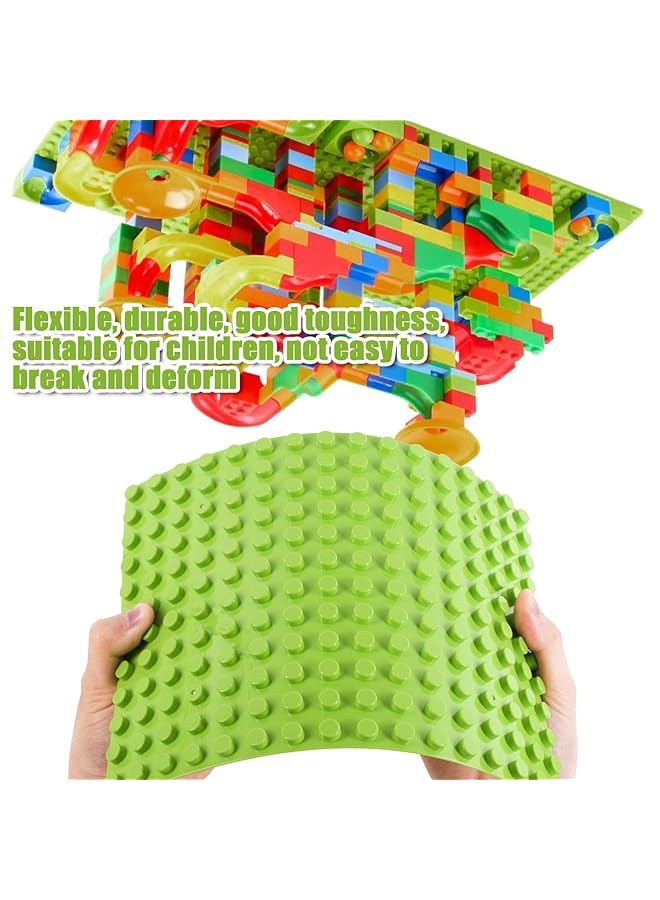 KASTWAVE Large Building Blocks Base Plates Compatible With All Major Brands 25.5 X 19 Cm Green Classic Building Plate Basic Plates For Creative Activities For Toddlers Girls And Boys Construction Toys - Image 5