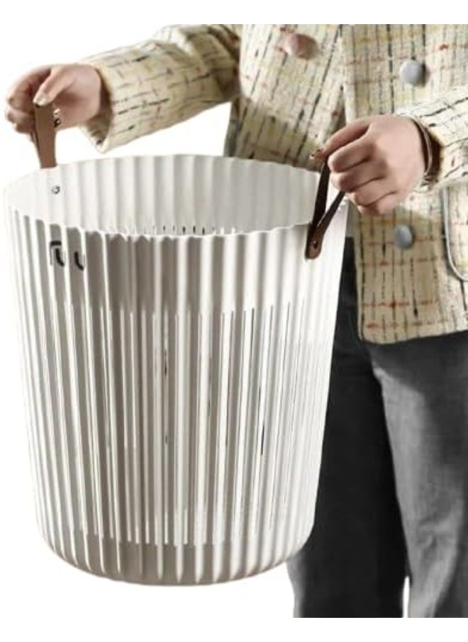 Generic - Stylish and lightweight multi-purpose basket - ideal for smart storage everywhere SU (White, Rectangular) - Image 1