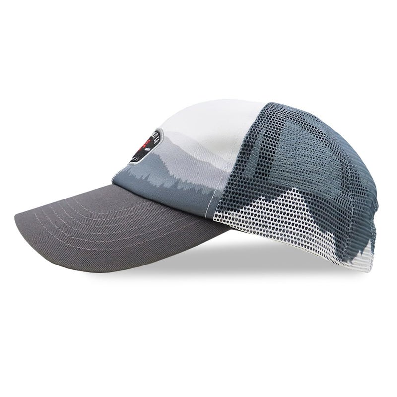 Grace Folly Menâ€™s Baseball Cap in Cool Dad Hat Design with Mesh to Stay Cool at The Beach in Summer (Mountain Ridge) - Image 1