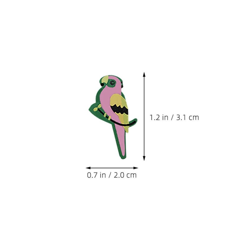 30 Pcs Bird Push Pins Cute Parrot Design for Bulletin Board Photo Map Display - Image 3