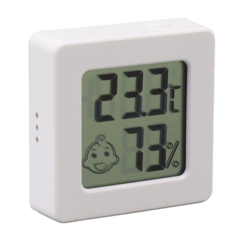 Mini Hygrometer Thermometer: Compact Portable, High Accuracy Digital Temperature Humidity Sensor - Easy Use, Large Ultra Clear Screen for Home Kitchen, Nurseries, Offices, Greenhouses - Image 1