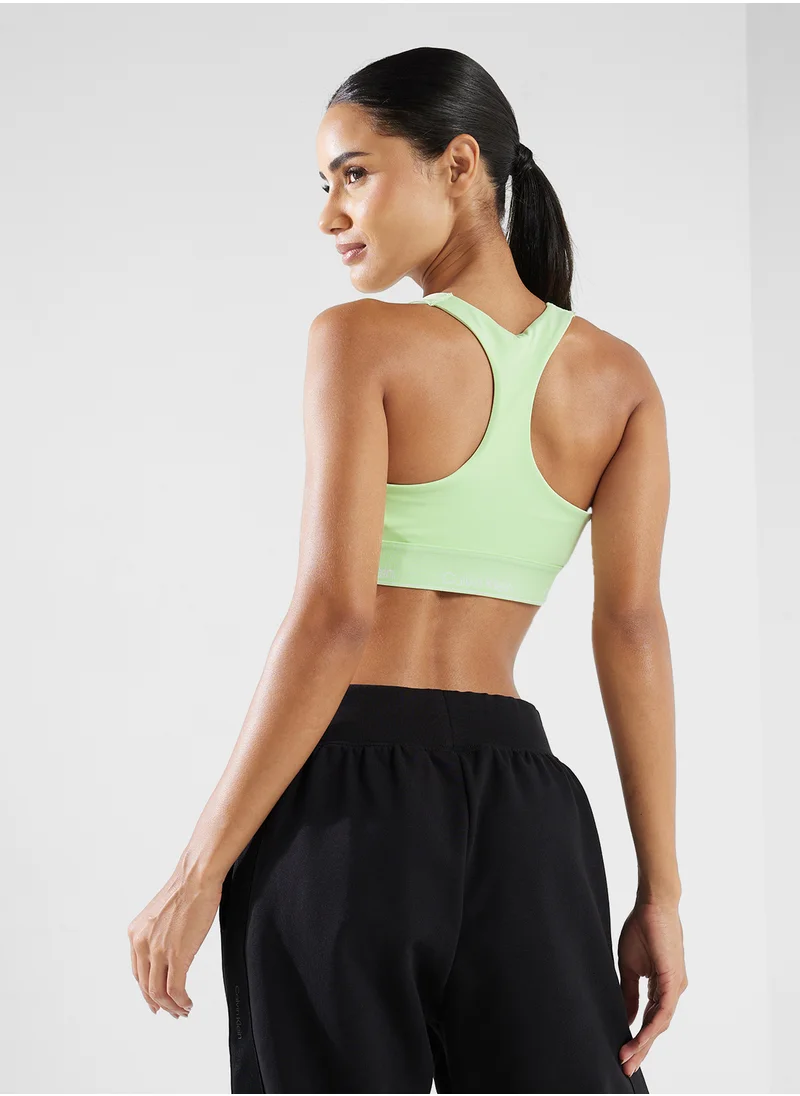 كالفن كلاين سبورت Logo Medium Support Bra