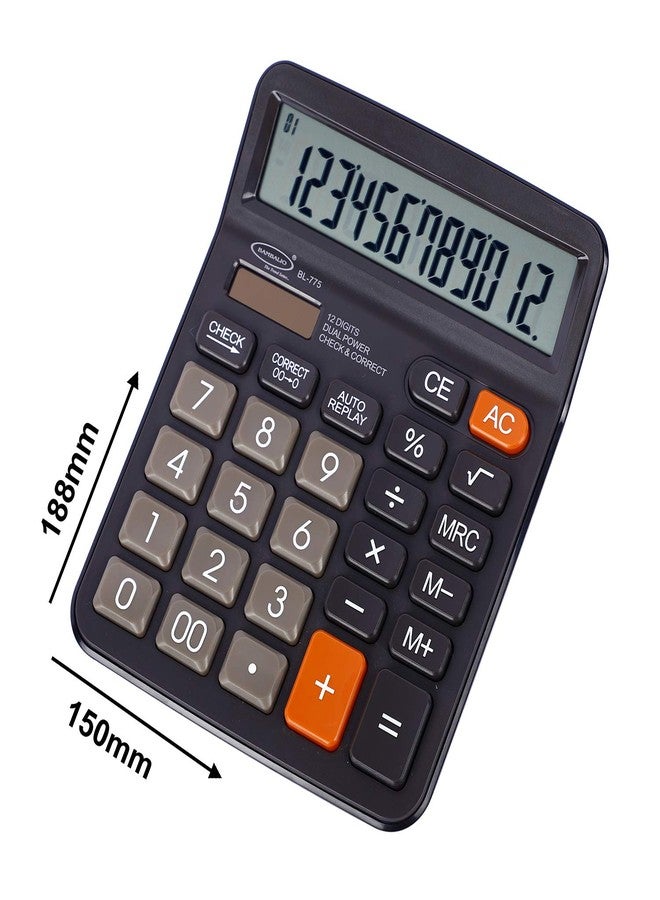 Bambalio 12 Digits BL-775 Large Display 3 Years Warranty Electronic Calculator - Image 3