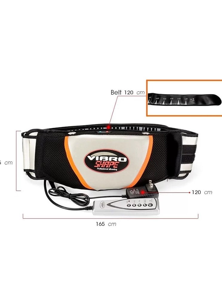 Vibro Shape - Electric Slimming Massager Belts. Massage Flex Chinelo Vibro Shape Slender Fat Burning Waist Belt Weight Loss - Image 1