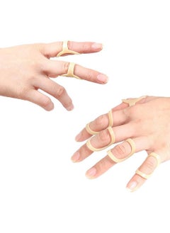 Sweet seven 11-Piece Finger Splints & Sleeves Kit - Graduated Oval Trigger Finger Splints and Finger Sleeves for Trigger/Mallet/Arthritis Relief - Finger Brace Support for Various Finger Sizes  - Image 2
