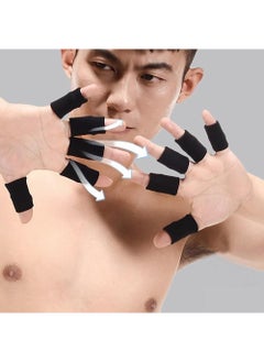 Sweet seven 11-Piece Finger Splints & Sleeves Kit - Graduated Oval Trigger Finger Splints and Finger Sleeves for Trigger/Mallet/Arthritis Relief - Finger Brace Support for Various Finger Sizes  - Image 4